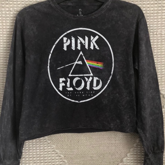 Pink Floyd Tops - Pink Floyd The Dark Side Of The Moon Crop Tee SM